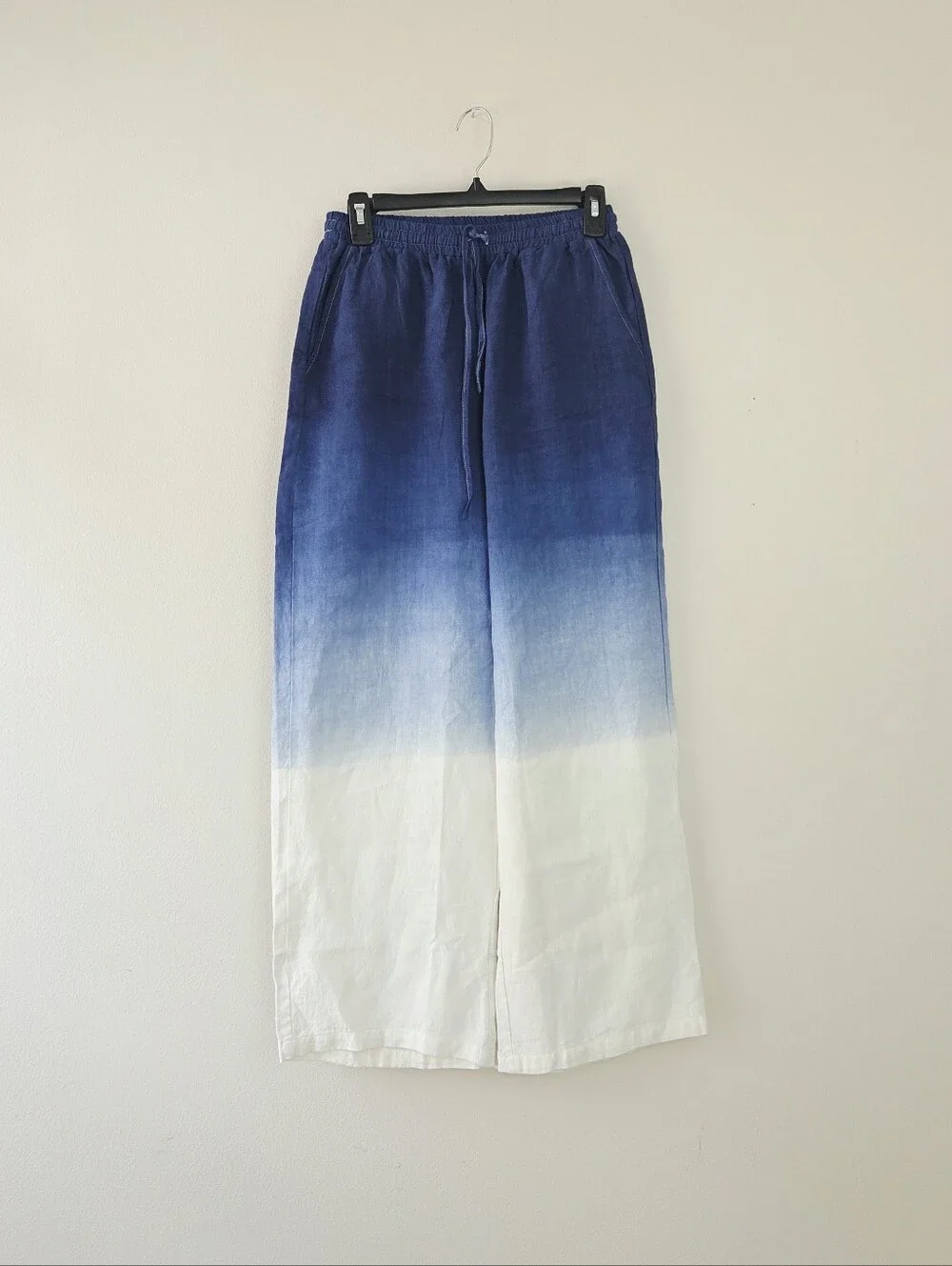 Lintico Linen Classic Pants Ombre Gradient Size Small Resort